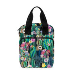 Watercolor Blooming Cactus Print Bible Tote Bag