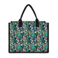Watercolor Blooming Cactus Print Canvas Tote Bag