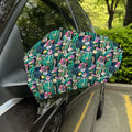 Watercolor Blooming Cactus Print Car Side Mirror Covers