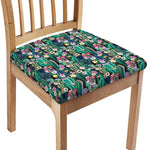 Watercolor Blooming Cactus Print Chair Cushion Cover