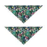 Watercolor Blooming Cactus Print Dog Bandana