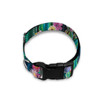 Watercolor Blooming Cactus Print Dog Collar