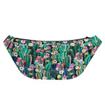 Watercolor Blooming Cactus Print Fanny Pack