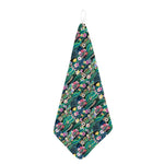 Watercolor Blooming Cactus Print Hand Towel