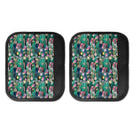 Watercolor Blooming Cactus Print Handle Covers