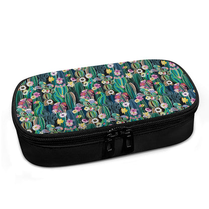 Watercolor Blooming Cactus Print Insulin Cooler Travel Case