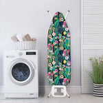 Watercolor Blooming Cactus Print Ironing Board Cover