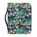 Watercolor Blooming Cactus Print Leather Bible Cover