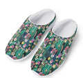 Watercolor Blooming Cactus Print Mesh Casual Shoes