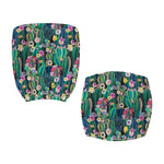 Watercolor Blooming Cactus Print Office Chair Cover