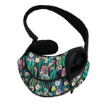 Watercolor Blooming Cactus Print Pet Sling Carrier