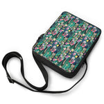 Watercolor Blooming Cactus Print Rectangular Crossbody Bag