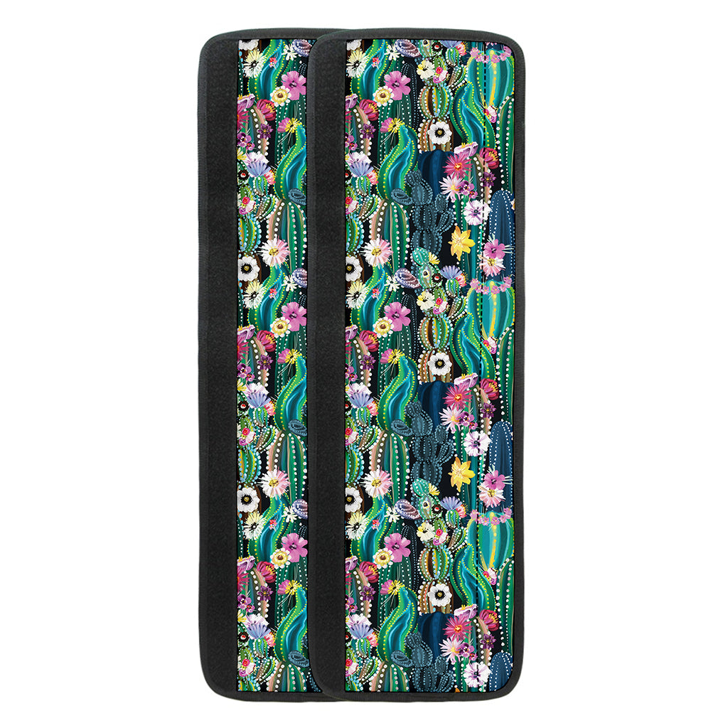 Watercolor Blooming Cactus Print Refrigerator Handle Covers