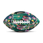 Watercolor Blooming Cactus Print Rugby Ball