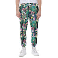 Watercolor Blooming Cactus Print Joggers