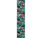Watercolor Blooming Cactus Print Table Runner