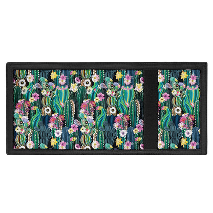 Watercolor Blooming Cactus Print Trifold Wallet