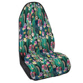 Watercolor Blooming Cactus Print Waterproof Car Seat Cover