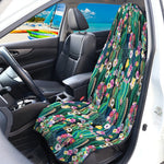 Watercolor Blooming Cactus Print Waterproof Car Seat Cover