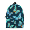 Watercolor Blue Butterfly Pattern Print Backpack