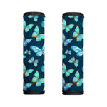 Watercolor Blue Butterfly Pattern Print Handle Covers