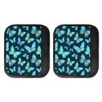 Watercolor Blue Butterfly Pattern Print Handle Covers