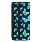 Watercolor Blue Butterfly Pattern Print Refrigerator Handle Covers