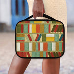 Watercolor Bookshelf Pattern Print Classic Bible Case