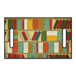 Watercolor Bookshelf Pattern Print Golf Cart Seat Cover