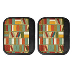 Watercolor Bookshelf Pattern Print Handle Covers