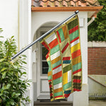 Watercolor Bookshelf Pattern Print Polyester Flag