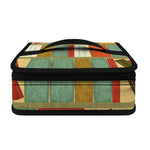 Watercolor Bookshelf Pattern Print Small Lunch Bag