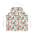 Watercolor Bouvardia Print Adjustable Apron