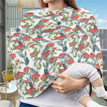 Watercolor Bouvardia Print Baby Seat Cover