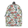 Watercolor Bouvardia Print School Backpack