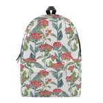 Watercolor Bouvardia Print Backpack