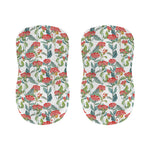 Watercolor Bouvardia Print Bar Stool Covers