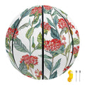 Watercolor Bouvardia Print Basketball