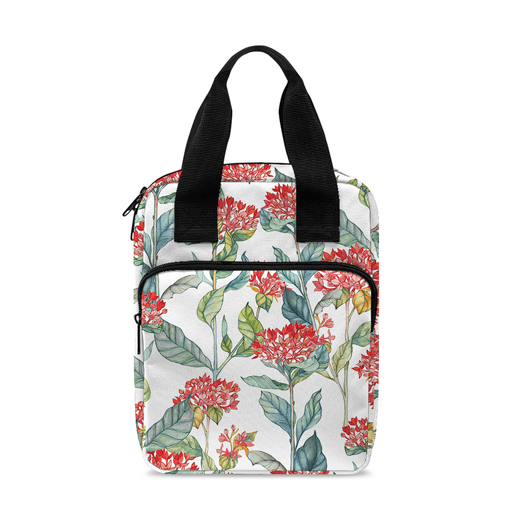 Watercolor Bouvardia Print Bible Tote Bag