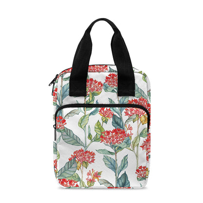 Watercolor Bouvardia Print Bible Tote Bag