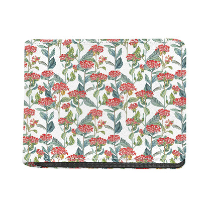 Watercolor Bouvardia Print Bifold Wallet
