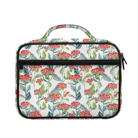 Watercolor Bouvardia Print Briefcase Bible Bag