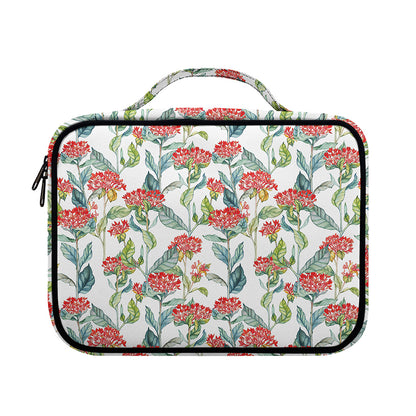 Watercolor Bouvardia Print Briefcase Bible Bag