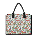 Watercolor Bouvardia Print Canvas Tote Bag