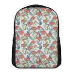 Watercolor Bouvardia Print Casual Backpack