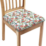 Watercolor Bouvardia Print Chair Cushion Cover