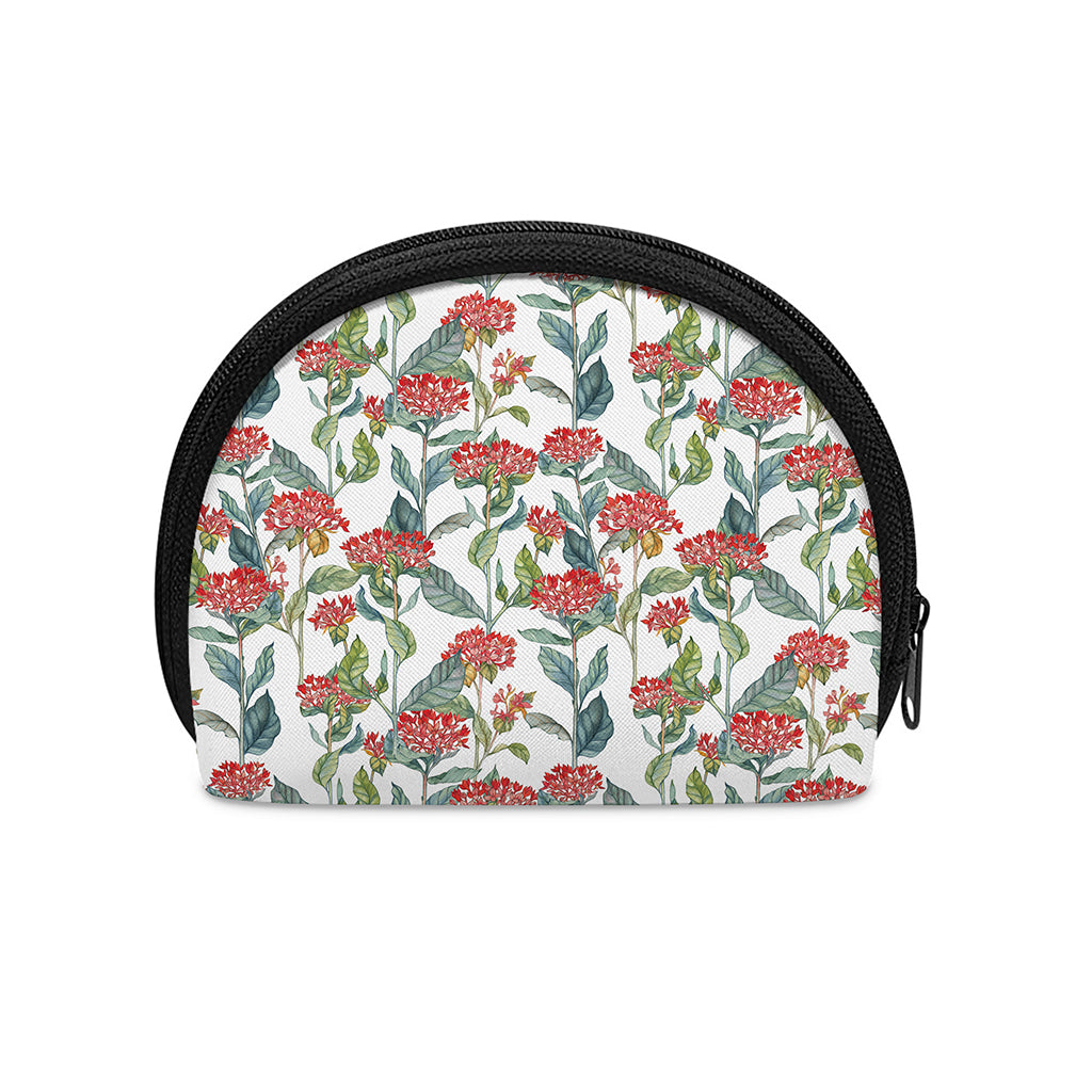 Watercolor Bouvardia Print Coin Purse