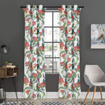 Watercolor Bouvardia Print Curtain