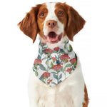 Watercolor Bouvardia Print Dog Bandana