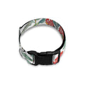 Watercolor Bouvardia Print Dog Collar